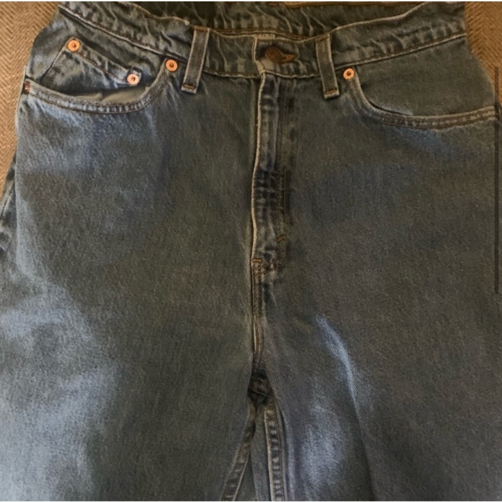 Excellent Preowned Condition Levi’s 521 Flate leg Jeans Size 12 Very Cute